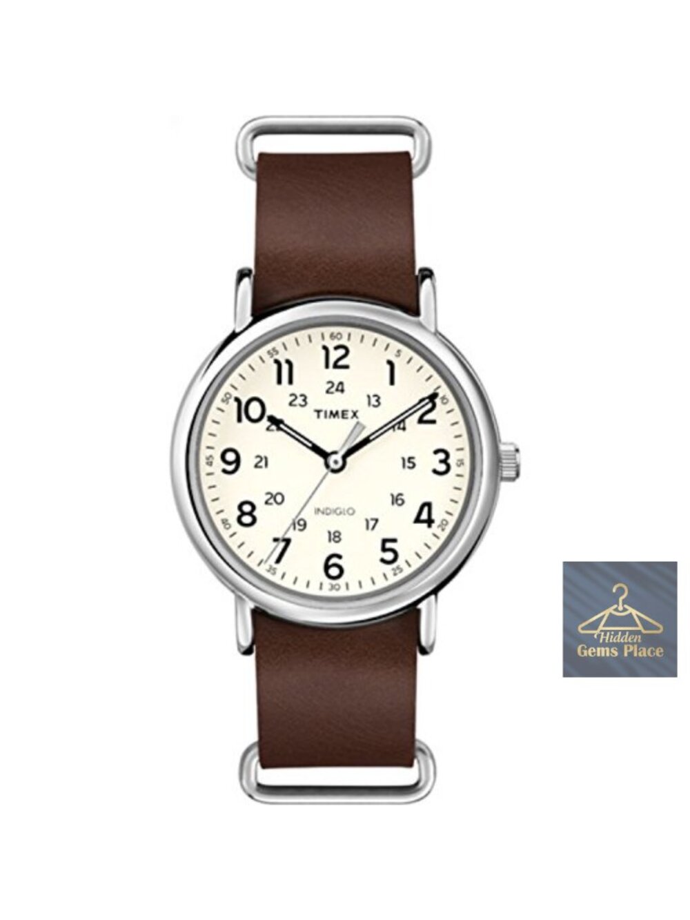 Timex Weekender Men's 40mm Watch Genuine Leather Strap